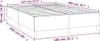vidaXL Boxspringbettgestell Schwarz 140x200 cm Stoff Produktbild-Vorschau 7
