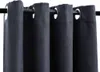 vidaXL Zatemňovací závěsy s kovovými oky 2 ks. Antracit Náhled obrázku produktu 3