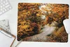 MuchoWow® Mauspad Mousepad Herbstwald - Weg - Laub - Produktbild-Vorschau 5