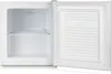 An open, empty white refrigerator with a shelf. Voir les images du produit