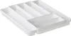 Ausziehbarer Besteckeinsatz Weiß 6 x 39,3 x 34 cm „ROTHO – Produktbild-Vorschau 3