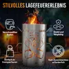 Feuertonne / Feuerkorb mit Motiv Let`s Rock Produktbild-Vorschau 3