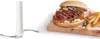 A food processor attachment is shown on the left, and a hamburger with french fries is shown on the right. Voir les images du produit