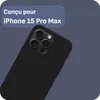 Cazy Coque compatible avec iPhone 15 Pro Max Coque en Voir les images du produit 2