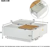 okwish Couchtisch quadratischer, Hochglanz Beistelltisch Produktbild-Vorschau 7
