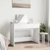 vidaXL Toaletný stolík so zrkadlom biely 100x45x76 cm Náhľad obrázku produktu 3