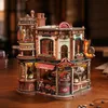 ROKR 3D dřevěné puzzle „Kávová továrna“, pohyblivé, s Náhled obrázku produktu 19