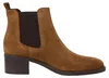 Tamaris Damen Stiefelette Chelsea Boot Leder Blockabsatz Produktbild-Vorschau 2