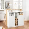 SoBuy KNL07-WN Kuchyňský ostrůvek s pracovní deskou Náhled obrázku produktu 1