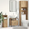 vidaXL Waschbeckenunterschrank Artisan-Eiche 60x30x60 cm Produktbild-Vorschau 2