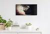 Küche Wohnzimmer Wand Leinwand Uhr 60x30 Gemälde Religiöse Produktbild-Vorschau 3