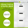 Juskys Aufbewahrungsbox mit Deckel - 4er Set Kunststoff Produktbild-Vorschau 5