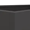 Jardinière noir 62x30x29 cm acier Voir les images du produit 7