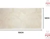 A product image showing a large rectangular panel with a marble imitation texture, with dimensions indicated. Anteprima dell’immagine prodotto