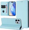 Litchi Leder Handyhülle für iPhone 12 Pro Max Wallet Produktbild-Vorschau 3