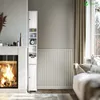 VOUNOT® Badezimmerschrank Hoch mit 2 Türen und 1 Schublade, Produktbild-Vorschau 7