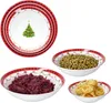 3pcs Rêve de Noël Set de bols de service 650ml 1L 1,3L Bol Voir les images du produit 4