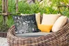 MuchoWow® Outdoor Kissen - Blumen - Tukan - Blätter - 50x30 Produktbild-Vorschau 3