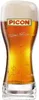 A glass of amber-colored beer with a foamy head, featuring a brand logo. Anteprima dell’immagine prodotto