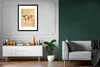 MuchoWow® Gerahmtes Poster Weltkarte - Herz - Braun 60x80 Produktbild-Vorschau 8