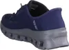 A side view of a blue Skechers shoe with a gray sole. Anteprima dell’immagine prodotto