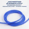2m Schnorchel Atemschlauch mit Silikonmundstück Faltbar Produktbild-Vorschau 5