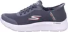A side view of a gray Skechers Go Walk Flex Hnds Up shoe. Anteprima dell’immagine prodotto