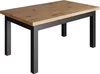 A table with a wooden top and black legs, shown from a slight angle against a white background. Produktbild-Vorschau