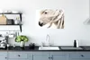 MuchoWow® Poster Pferd - Mähne - Weiß 90x60 cm - Produktbild-Vorschau 3
