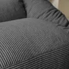 HOME DELUXE - Sitzsack COZY mit Hocker - Stoff: Samt Cord, Produktbild-Vorschau 3