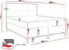 MIRJAN24 Boxspringbett Fava, Stilvoll Doppelbett, Bett mit Produktbild-Vorschau 4
