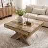 Tribesigns, tavolino quadrato, 80 cm, in stile rustico, in Anteprima dell’immagine prodotto 13