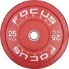 Olympische Hantelscheibe 50 mm - Focus Fitness Bumper Produktbild-Vorschau 1