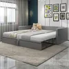 OKWISH Lit Gigogne 90/180x200 cm - Lit Multifonction, Tissu Voir les images du produit 1