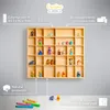 Creative Deco Setzkasten Holz Sammelbox Holztablett 28 Produktbild-Vorschau 3