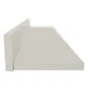 A close-up, side-view of a white shelf. Náhled obrázku produktu
