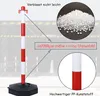 XINZI 4 ks PE zábran 82 cm - červeno-bílé výstražné barvy, Náhled obrázku produktu 4