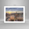 Poster - Poster ohne Rahmen - Westen Sonne Düne - 50x40 cm Produktbild-Vorschau 4