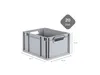 SuperSparSet 8x Eurobox NextGen Economy | Griffe offen Produktbild-Vorschau 4