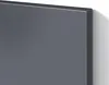 Close-up view of the corner of a dark gray magnetic board. Produktbild-Vorschau