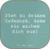Mr. & Mrs. Panda Tassenuntersetzer Spruch Mutig zu seinen Produktbild-Vorschau 1