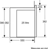 Bosch BFL554MS0 Einbau-Mikrowelle, Schwarz, 900 Watt, 25 l Produktbild-Vorschau 11