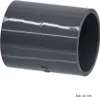 PVC Muffe, doppelte Klebemuffe, 50 mm Produktbild-Vorschau 2