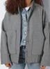 NOISY MAY Jacke Oversize hoher Kragen lange überschnittene Produktbild-Vorschau 5