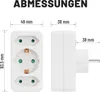 greate 3fach Mehrfachstecker für Steckdose bis max. 3500W - Produktbild-Vorschau 5