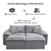 Schlafsofa Modulares Schlafsofa, 2-Sitzer Wohnzimmer Sofa Produktbild-Vorschau 9