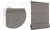 Raffrollo Faltrollo 70x175 cm Anthrazit Jalousie Premium Produktbild-Vorschau 1