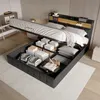 UnboxG Polsterbett 160x200cm Stauraumbett mit LED, USB und Produktbild-Vorschau 9