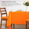 HOMESCAPES Nappe orange 178 x 300 cm, 100% coton Voir les images du produit 8