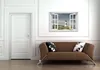 Wallario Premium Glasbild mit Fensterrahmen, freischwebende Produktbild-Vorschau 2